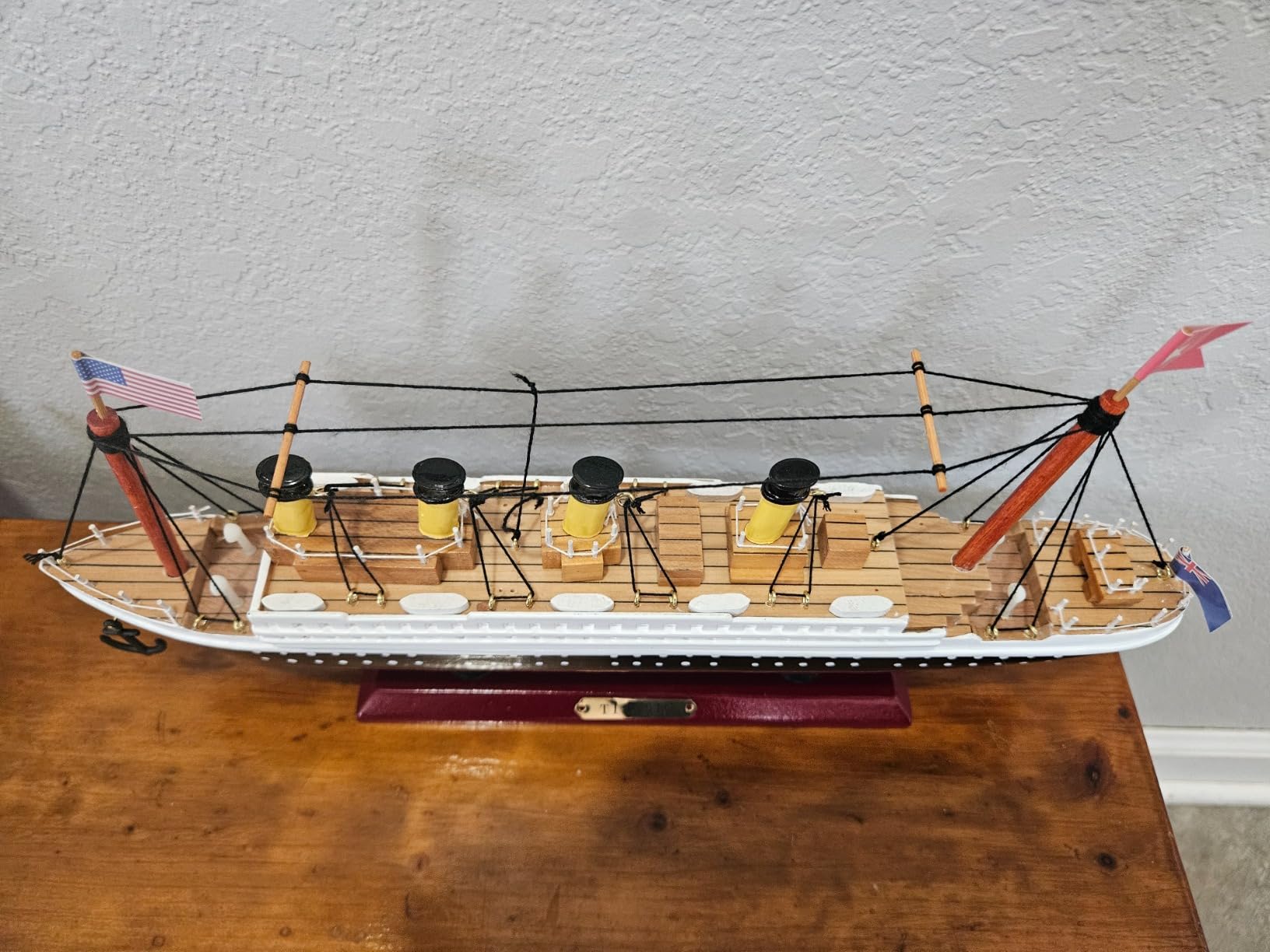 SAILINGSTORY Wooden RMS Titanic Model Cruise Ship Liner 1-400 Scale Replica 24