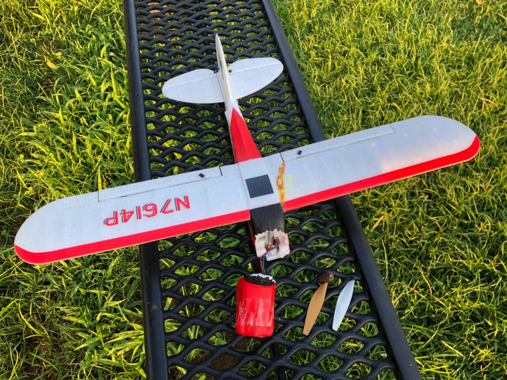 volantexrc 4 CH RC Plane TrainStar 500mm Brushless Remote Control Airplane Fighter RTF with 6-Axis Gyro,3 Modes & Aerobatics, 2.4GHz Radio Controlled Aircraft for Beginners & Adults (Green) customer photo 2