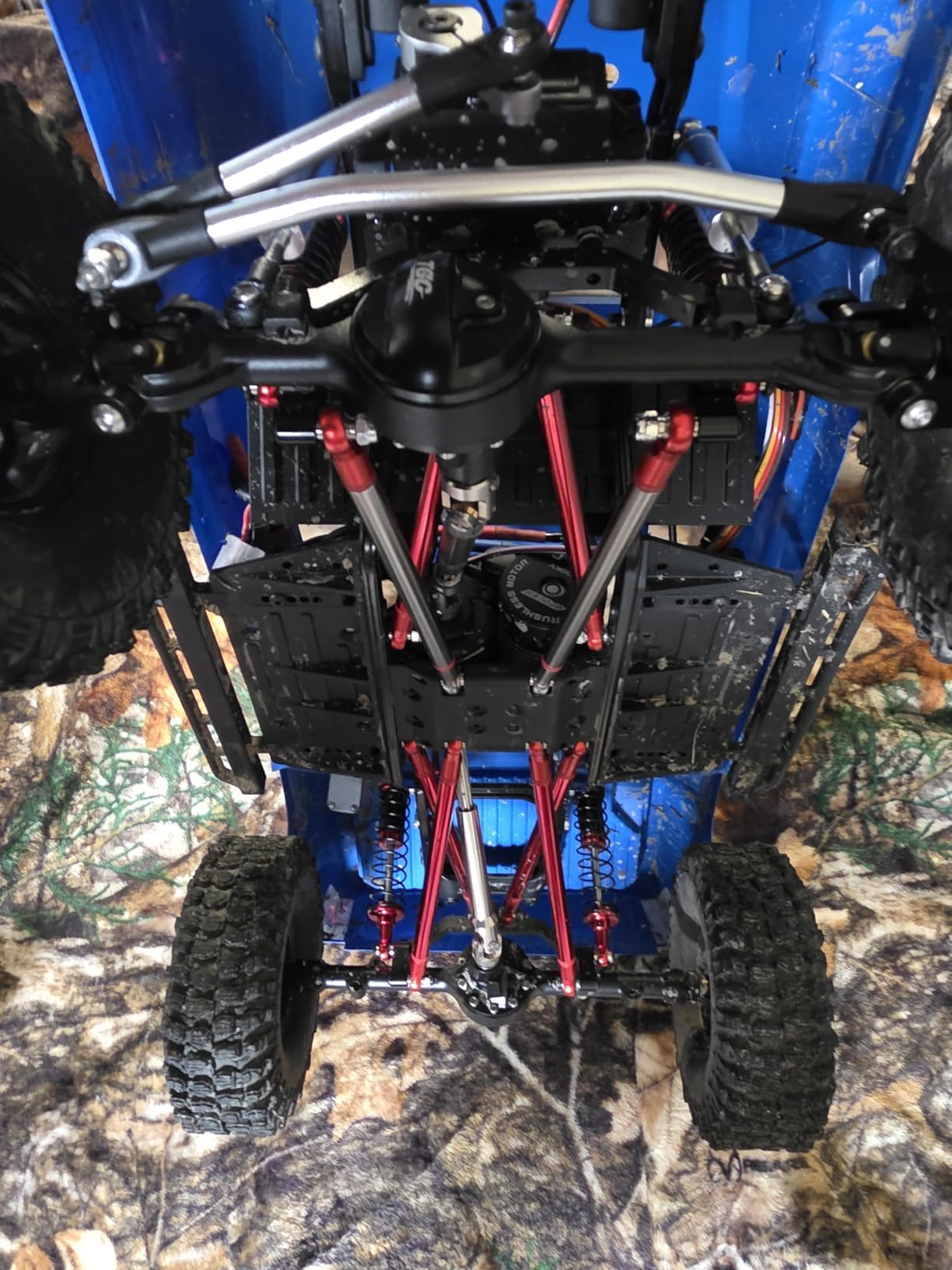 CNC 7075 Aluminum Alloy RC Portal Axles Kit Front and Rear Axles Complete Axles Set Suit for Redcat Gen 7 SCX10 I II III Pro D90 D110 Etc 1/10 RC Crawler Car Upgrade Parts (Black) customer photo 1