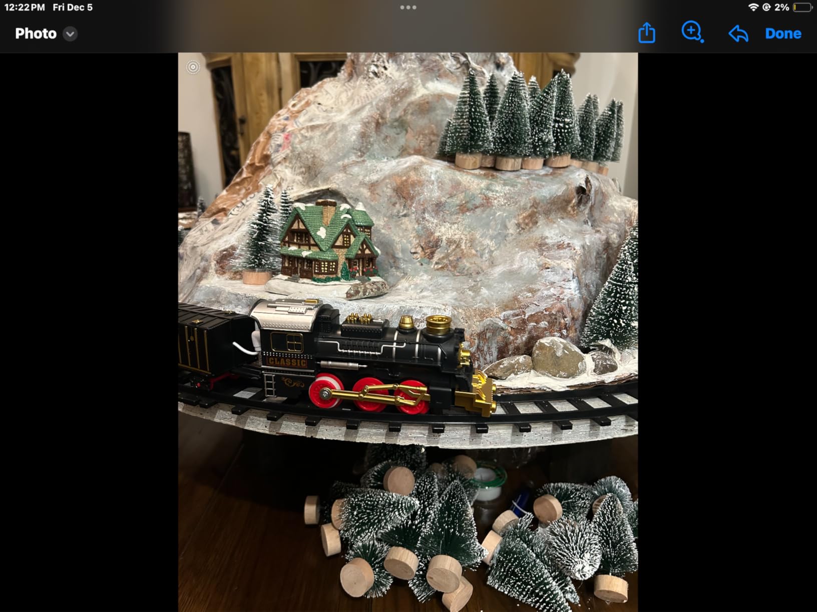 Train Set Train Toys for Boys with Smokes, Lights and Sound (ON/Off), Train Set Under Christmas Tree, Toddler Model Trains for 3 4 5 6 7 8+ Years Old Kids Gifts customer photo 2