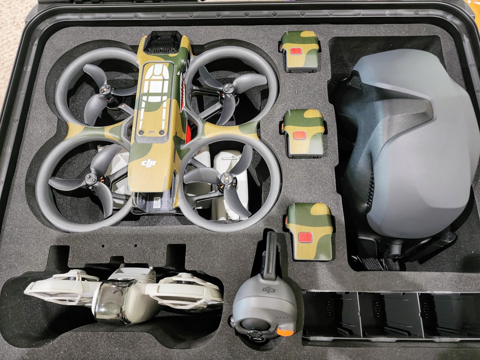 Lekufee Waterproof Hard Carrying Case for DJI Avata 2 Drone,Fly More Combo, Goggles N3 / 3 / Integra,RC Motion 3/2,FPV Remote Controller 3/2, and other Accessories(Case Only) customer photo 1