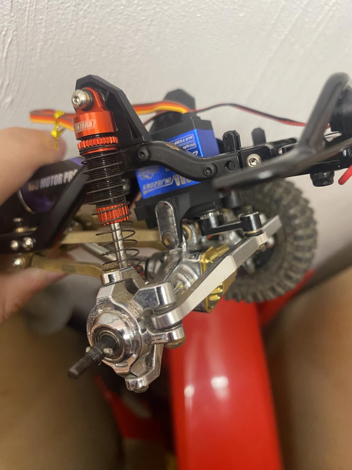 RC Front and Rear Axles Set CNC Aluminum Alloy Portal Axles Set Complete Axles Suit for 1/18 TRX4M TRX4 Redcat Ascent-18 Etc Upgrade Kit (Silver) customer photo 1