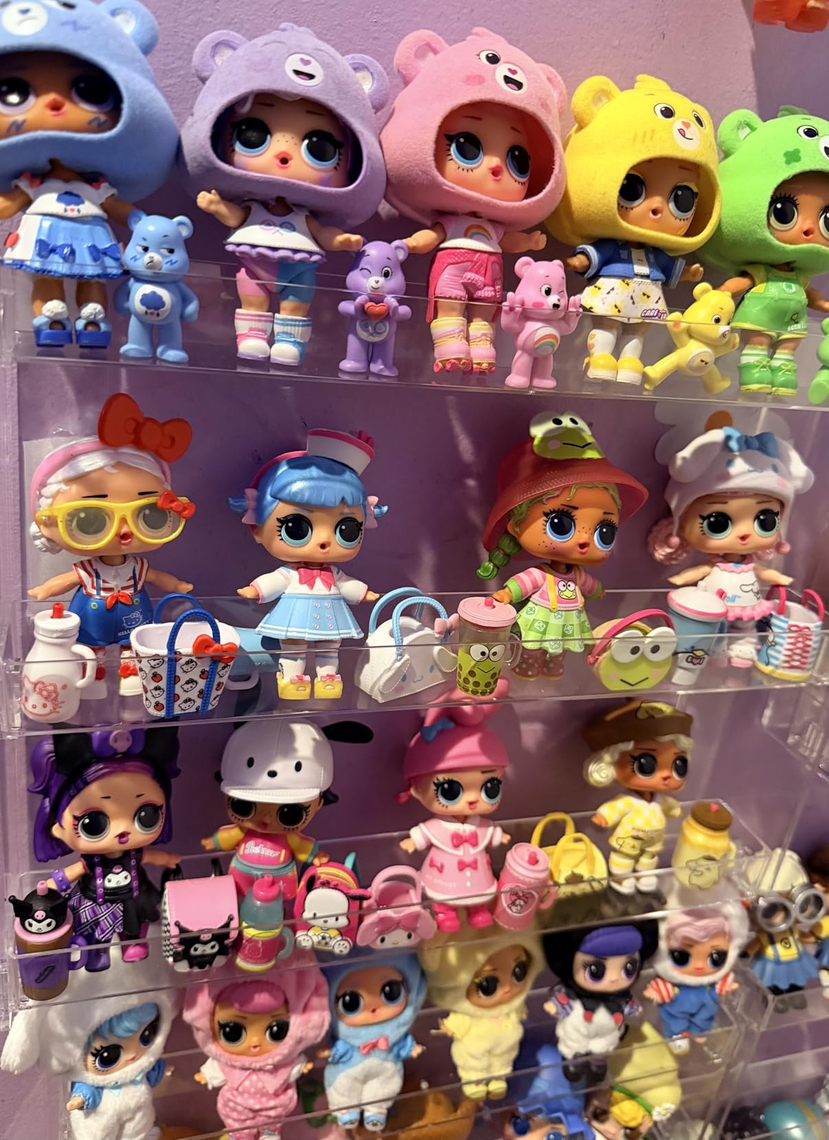 3 Tier Display Rack, Clear Paint Rack Wall-Mount (No Drill), Acrylic Craft Paint Storage Organizer, Miniature Holder for 2oz Bottle, Nail Polish Organizer, Badges, Mini Figures (1) customer photo 2
