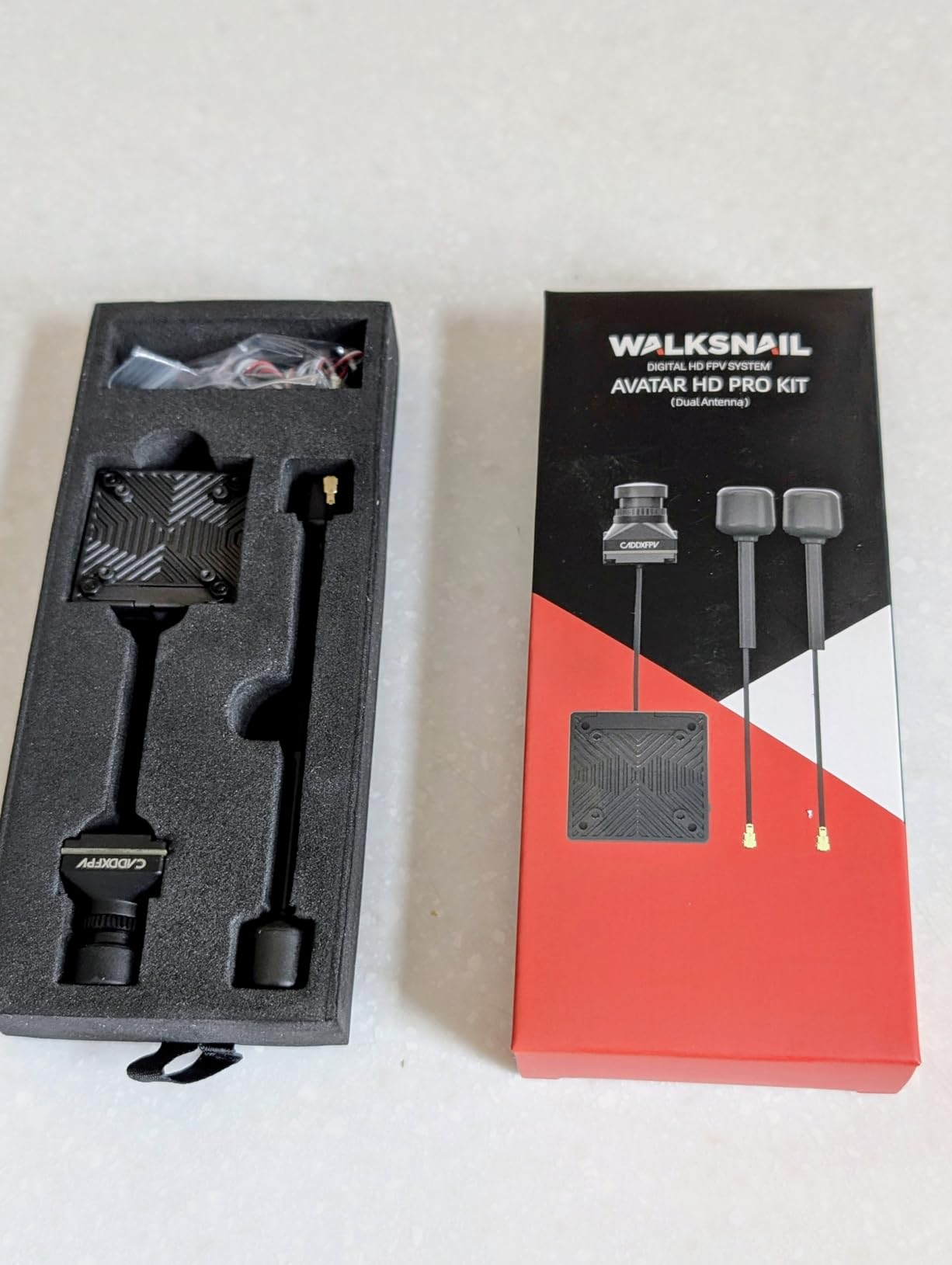 CADDXFPV Walksnail Avatar Pro Kit - Air Unit Pro for FPV Drone with Excellent Night Vision, Gyroflow Support, Digital Transmission System, Dual Antennas, 22ms Low Latency, 4km Max Range, 160° FOV, 1080P/60fps H.265 Video Recording, 1/1.8-inch Starvis II customer photo 2