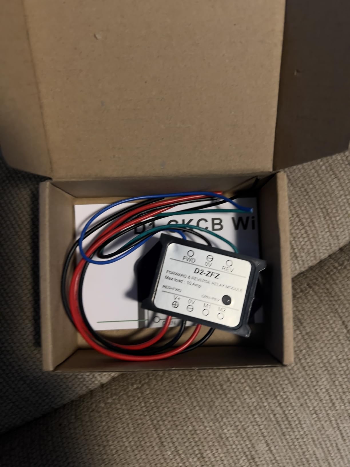 DC12V 10A Forward and Reverse Relay Module, LED Indicator Plug-and-Play, for Winch/Snow Plow/Lift/Linear Actuator Motor Control-D2 customer photo 2