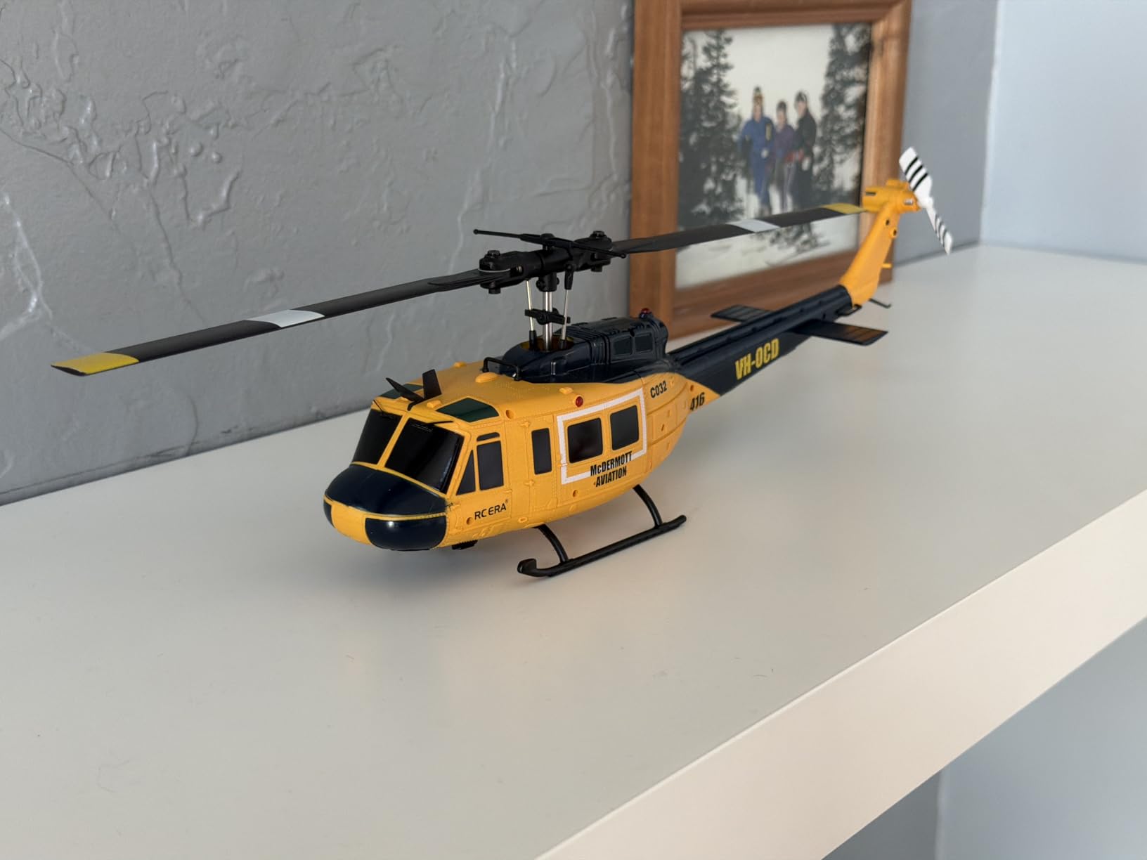 RC ERA C032 RC Helicopter, 1/48 Scale 2.4G 6CH UH-1 Huey Flybarless RC Helicopter, 6-Axis Gyroscope Stabilization, with Altitude Hold & 3D Inverted Flight for Adults Enthusiasts, 1 Battery customer photo 2