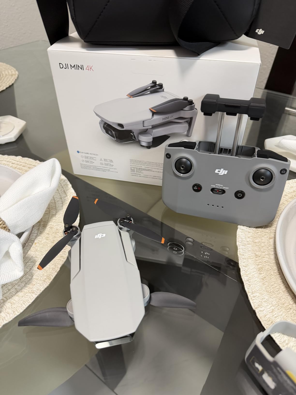 DJI Mini 4K Camera Drone Combo, Drone with 4K UHD Camera for Adults, Under 249 g, 3-Axis Gimbal Stabilization, 10km Video Transmission, Auto Return, 2 Batteries for 62-Min Max Flight Time, QuickShots customer photo 2