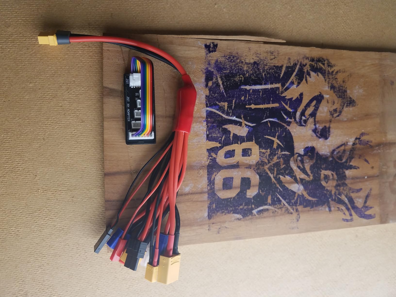 RC Lipo Battery Charger Adapter Connector Splitter Wire with 2-6S Charge Balance Board, 10 in 1 Octopus Convert Cable to XT60H Plug Lead Cable for TRX,T-Plug,Tamiya,Futaba,JST,XT90,XT60,XT30,EC3,EC5 customer photo 2