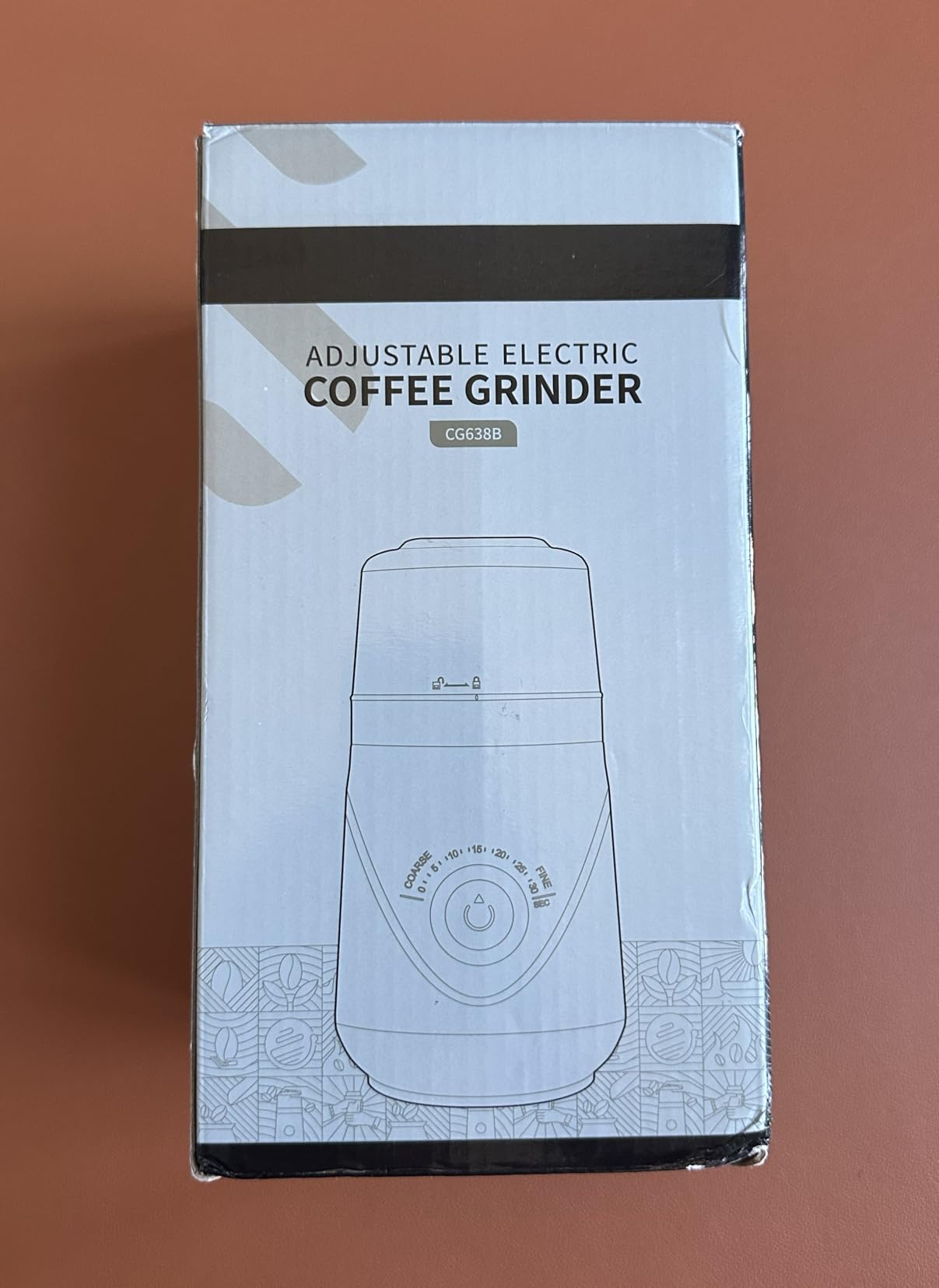 SHARDOR Electric Super Silent Blade Coffee Grinder, Timed Grind Control Rotary Knob, Adjustable Coarse to Fine for Coffee Beans, Spices & Herbs, with 1 Removable Stainless Steel Bowl, Black customer photo 1