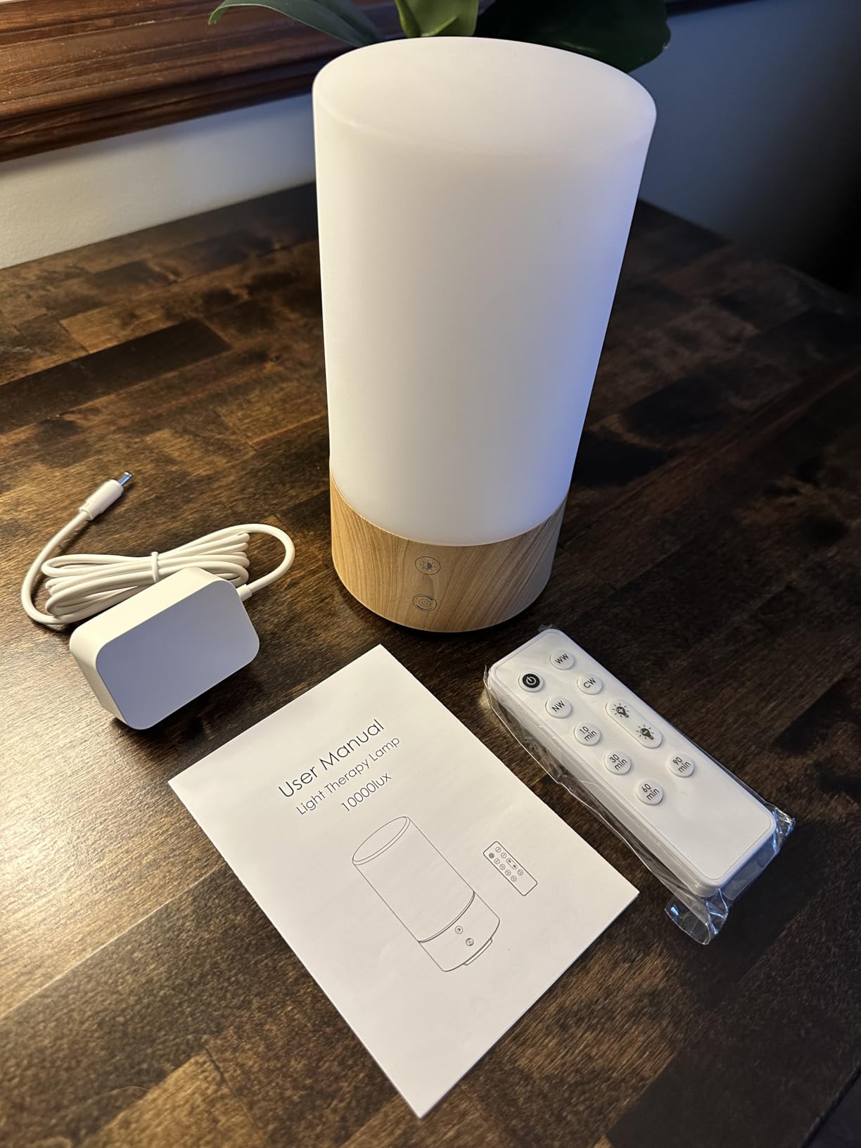 Light Therapy Lamp 10000 Lux Sun Lamp, UV-Free with 3 Color Temperatures, 4 Brightness & Timer, Remote Control, Sunlight for Home, Office, Shift Worker customer photo 2