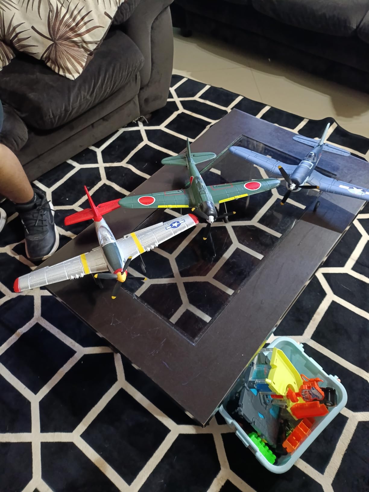 volantexrc RC Plane for Beginners, 4CH WWII RC Airplane T28 Trojan with Aileron, 2.4Ghz Remote Control Plane with Xpilot Self Righting & One Key Aerobatic for Adults (761-9 RTF Yellow) customer photo 1
