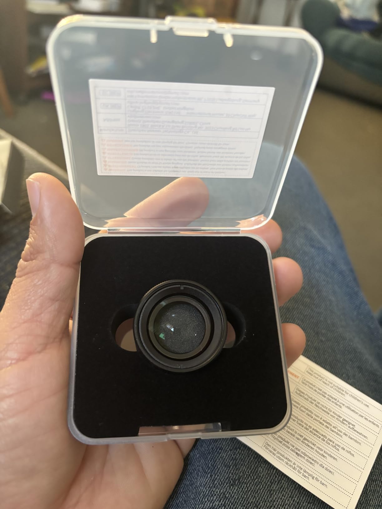 NEEWER Macro Lens Compatible with DJI Osmo Nano/Action 5 Pro/Action 4, 2X Magnification, 2 Elements in 1 Group, 3-4cm Focal Distance, Close Up Photography Accessories, Not Waterproof, LS-68 customer photo 2