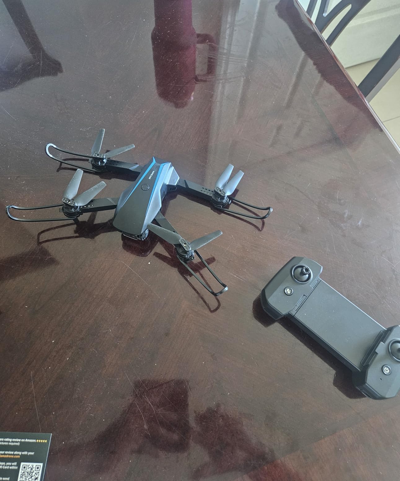 Oddire Drone with Camera - Drones for Adults, with 2 Batteries, Carrying Case, Propellers, 1080P HD Foldable Drone with Stable Hover, Trajectory Flight, Gravity Control, One Key Take Off/Land, 3D Flip customer photo 2