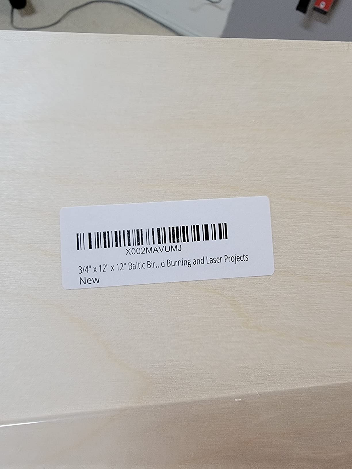 0.8mm 1/32 x 12 x 20 Aircraft Plywood Sheet (3pk) - AB/B Baltic Birch Material Perfect for Arts and Crafts, School Projects, Die-Cutting, and Wood Engraving customer photo 2
