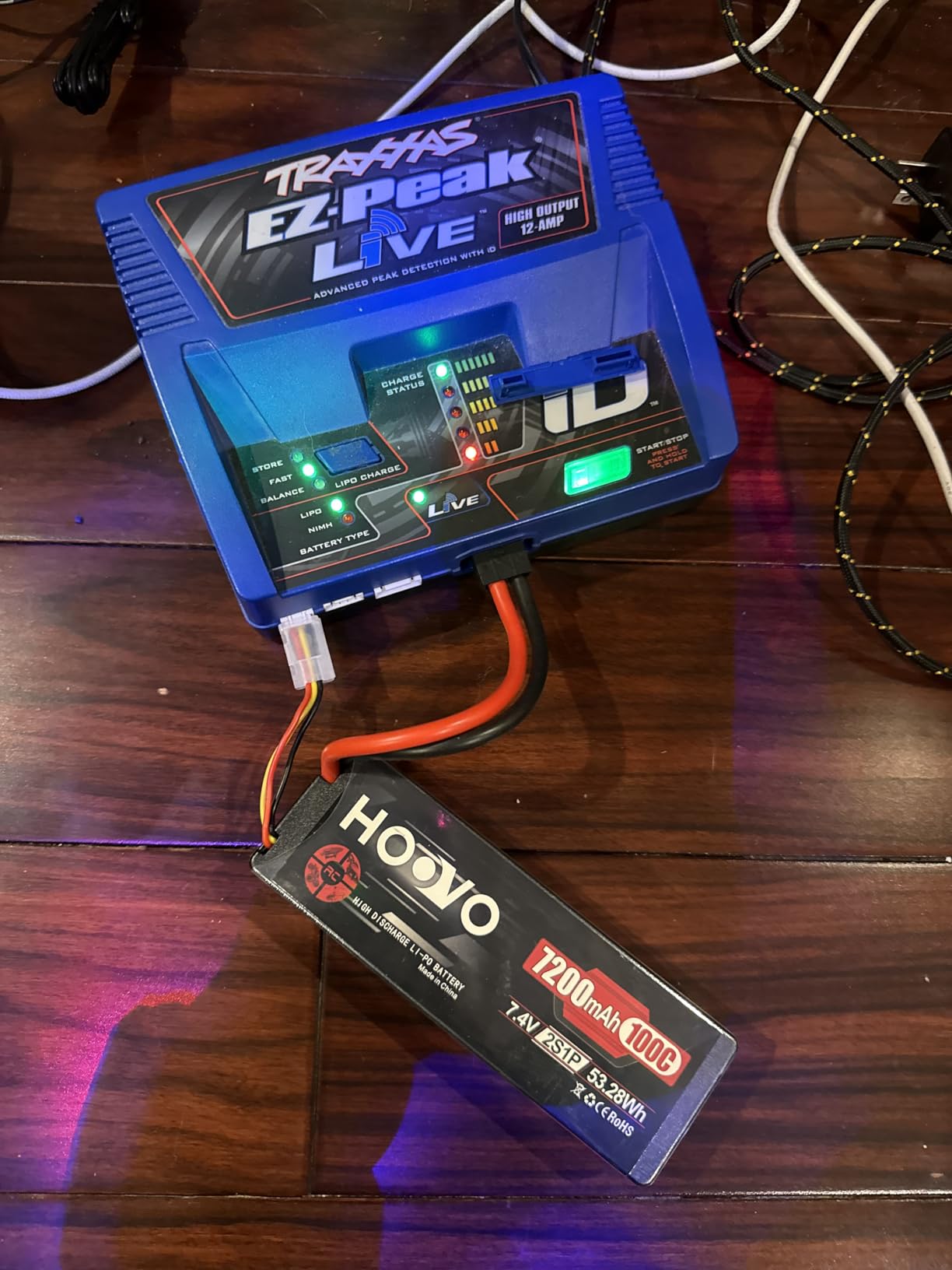 HOOVO 4S Lipo Battery 14.8V 6500mAh 120C RC Battery Pack with TR Plug for Maxx X-Maxx RC Car Truck Buggy Crawler Helicopter Drone,2Packs customer photo 1