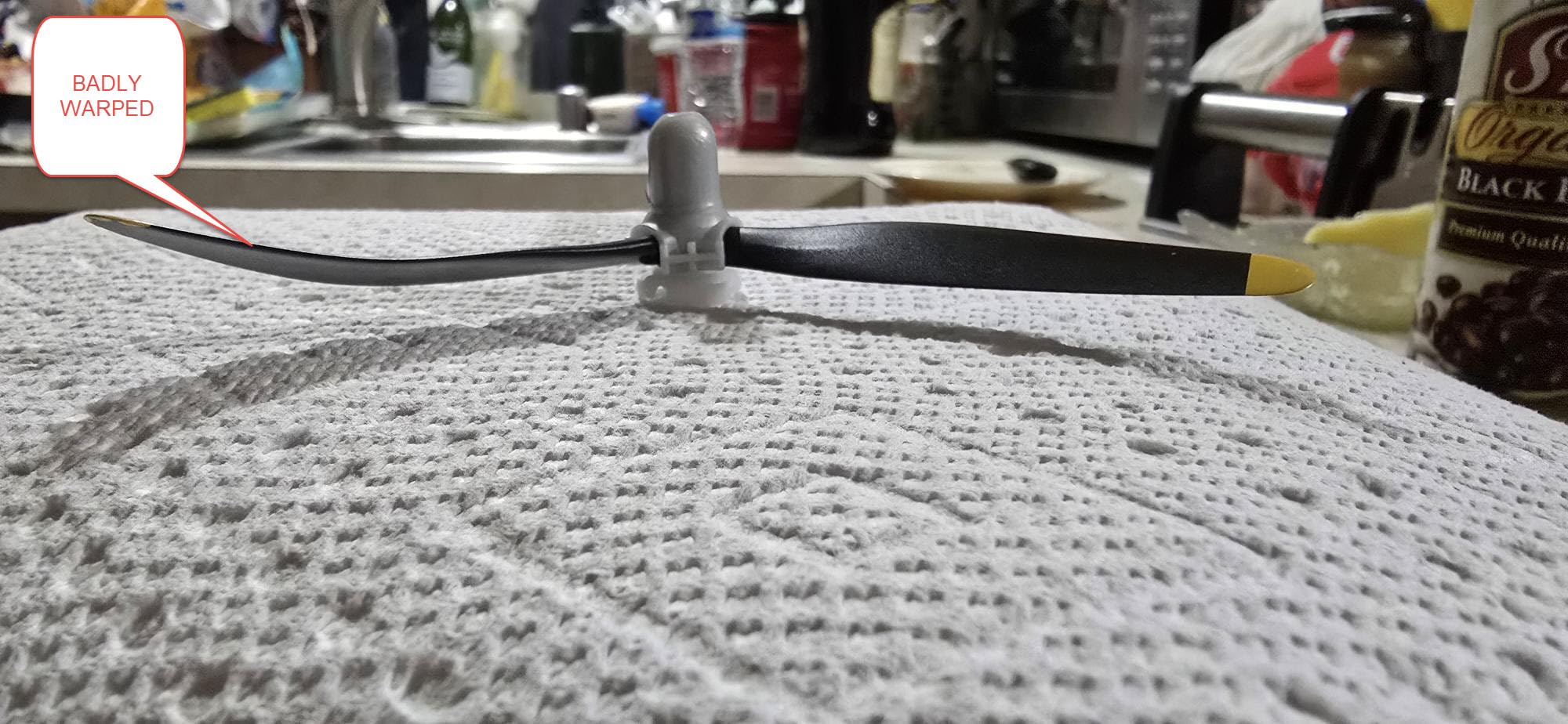 Outus 6 Sets Plane Propeller 3 Blade Compatible with F4u Rc 761-8 761-9 761-16 T28 P47 Fighter Remote Control Plane Radio Controlled Aircraft with Propeller Adapters(500mm) customer photo 1