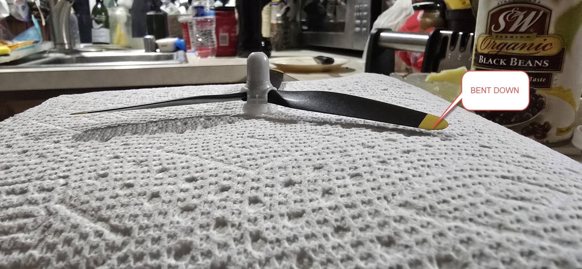 Outus 6 Sets Plane Propeller 3 Blade Compatible with F4u Rc 761-8 761-9 761-16 T28 P47 Fighter Remote Control Plane Radio Controlled Aircraft with Propeller Adapters(500mm) customer photo 2