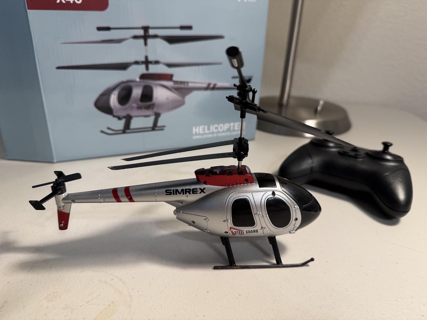 SIMREX RC Helicopter, Remote Control Helicopter Toy for Kids & Beginners, Altitude Hold, 2 Speeds, 2 Batteries, Gift for Kids Boys Girls customer photo 1