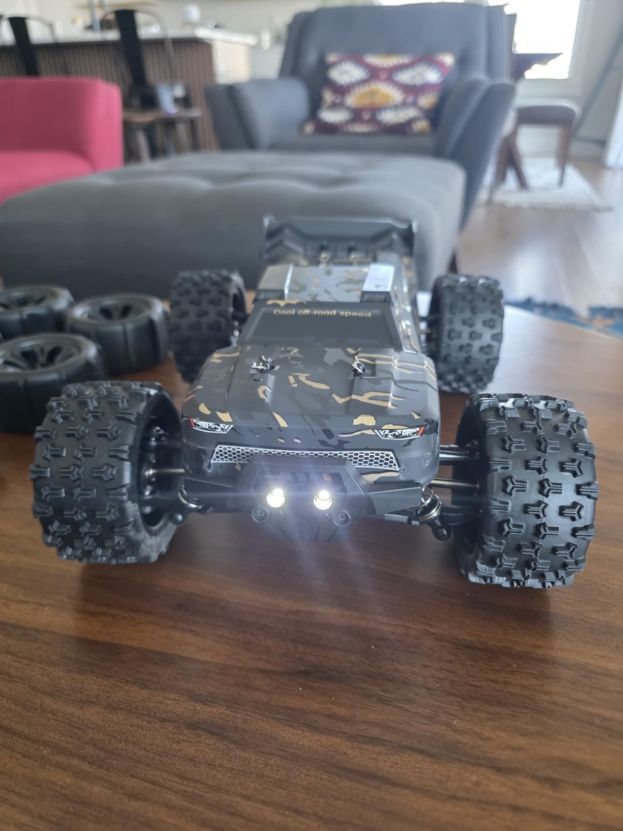 1/14 Brushless RC Cars for Adults Fast 50+ mph, RC Trucks 4x4 Offroad Waterproof, Electric Powered High Speed Remote Control Car, Fast Extreme All Terrain RC Truggy with 3S Battery for Snow Sand customer photo 1