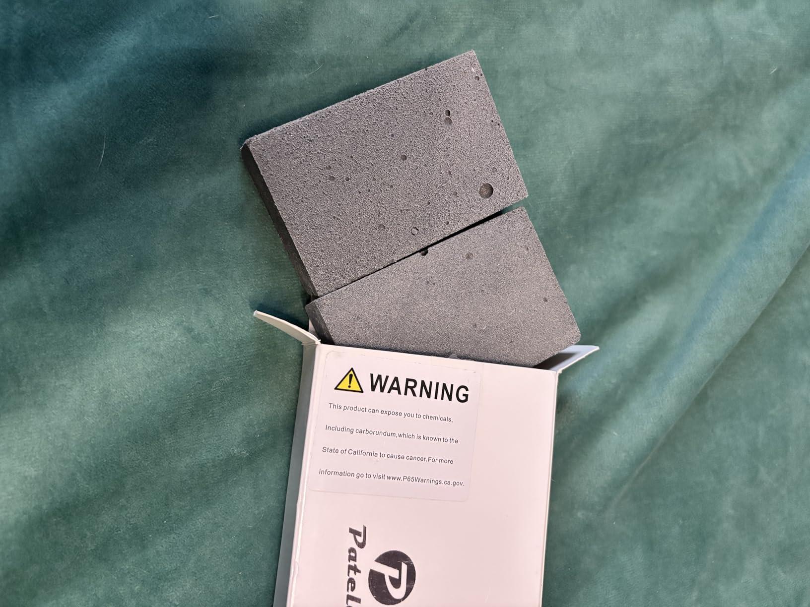 Patelai 2 Pack Train Track Cleaner Railroad Cleaning Block Abrasive Eraser for Model Ho N Scale Train Track Accessories(3.2 X 2 x 0.8,Gray) customer photo 1