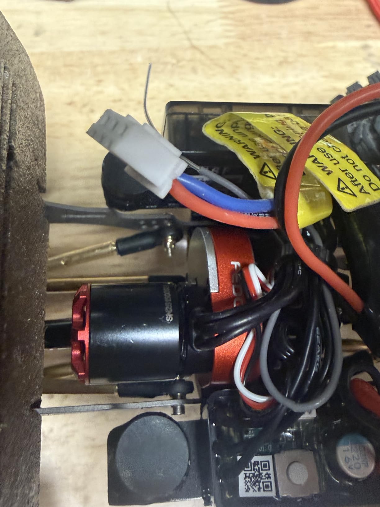 SCX24 Brushless Motor and ESC Combo Hobbywing QUICRUN Outer-1621SL Motor with Shock Mount,Receiver Plate,Battery Tray for Axial SCX24 Upgrades 1/24 RC Crawler,RTR Version customer photo 2