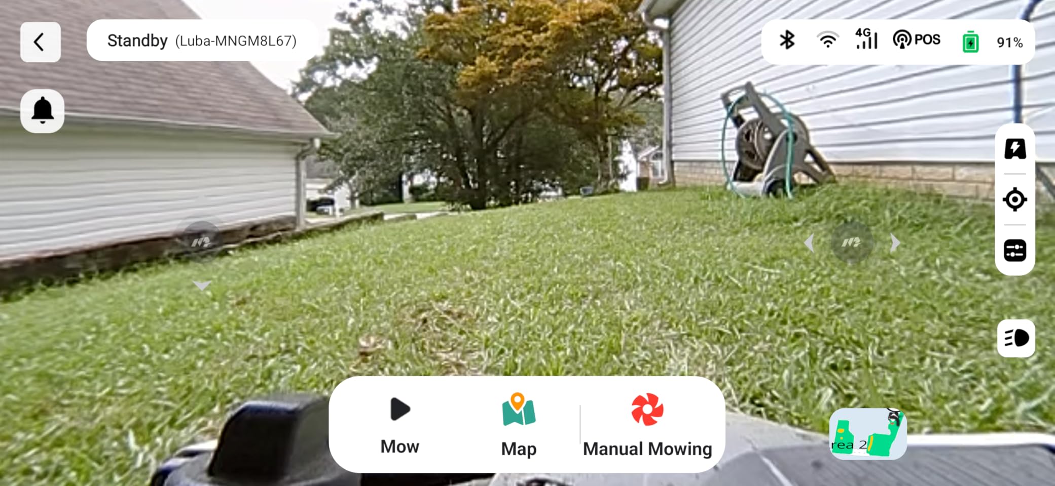 Mammotion LUBA mini AWD 1500 Robot Lawn Mower with 4G for 0.37 Acre, All-Wheel-Drive for 80% Slope, No Wire, No RTK Installation, Free NetRTK+AI Vision Positioning, Cutting Height 0.8