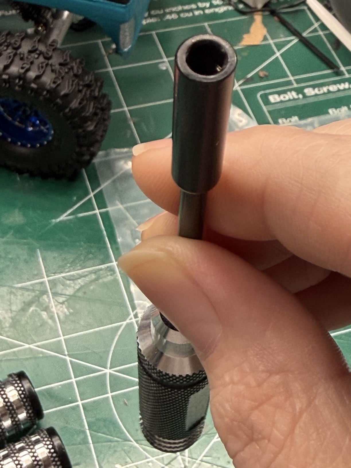 RC Hex Nut Driver Set Repair Tool Kit 4.0/5.5/7.0/8.0mm Hexagonal Head Nut Socket Wrench Screwdrivers for Hobby RC Quadcopter Helicopter FPV Drone Car Airplane(Black) customer photo 1