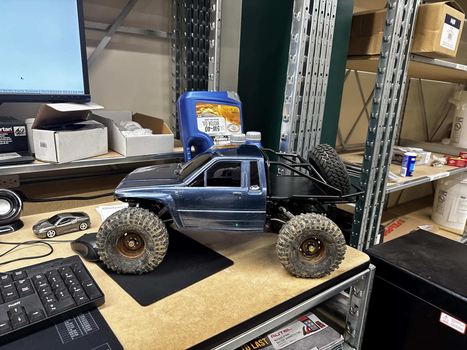 INJORA Front Mounted Transmission LCG Carbon Fiber Chassis Kit for 1/10 RC Crawlers Upgrade(INC-10F) customer photo 1