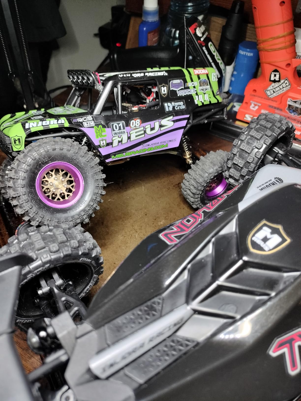 MEUS Racing +4mm TRX4M Portal Axles with Lay Down Servo Mount for Traxxas 1/18 TRX4M RC Crawler customer photo 2