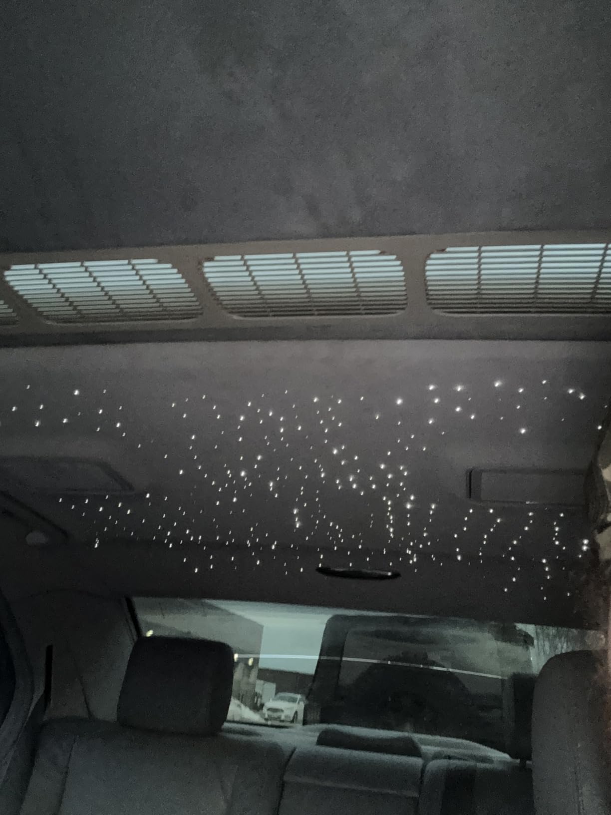 16W Car Home Starlight Headliner Kit, Twinkle & Sound Activate RGBW Fiber Optic Lights with APP & Remote Control, Star Lights for Ceiling Decoration, 500 pcs 6.5ft customer photo 1