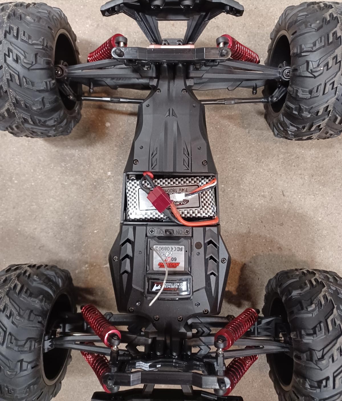 1/10 RTR Fast RC Cars, 30mph Hobby Electric Off-Road Monster Truck, Waterproof High Speed RC Car 4WD Blue Remote Control Car with Two Rechargeable Batteries customer photo 2