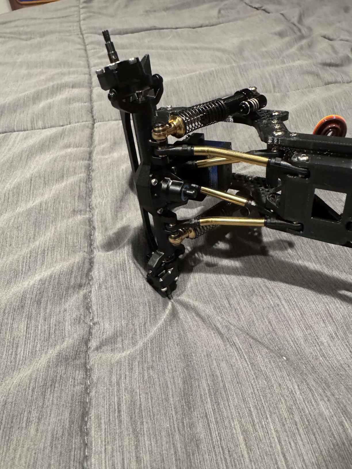 AMK TRX4M Portal Axles Extended 20mm, 109.6g CNC Aluminum TRX4M Front & Rear Axle Set with Two Servo Mounts for 1/18 RC Crawler Car TRX4M Axle Upgrade Parts customer photo 1