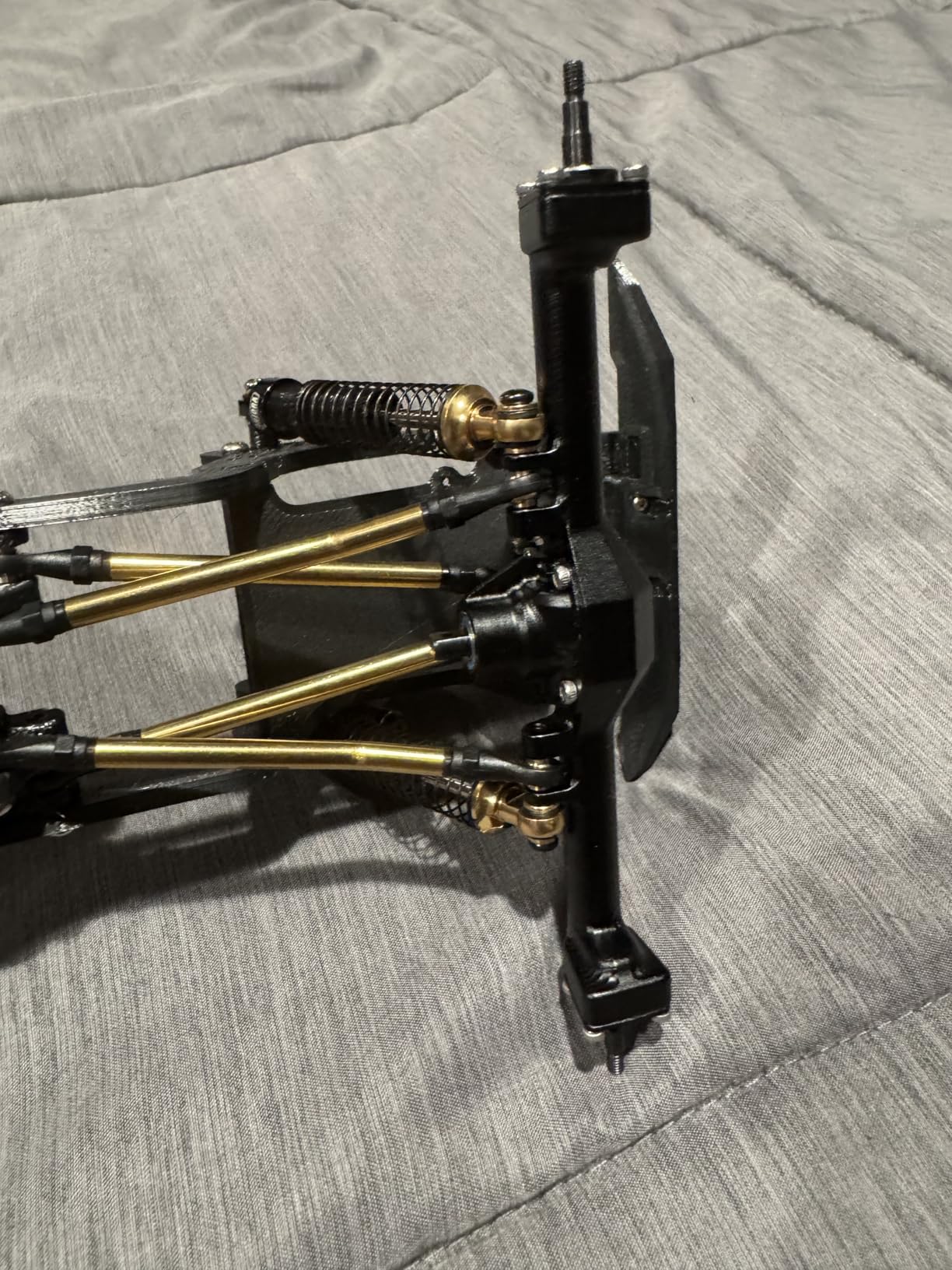 AMK TRX4M Portal Axles Extended 20mm, 109.6g CNC Aluminum TRX4M Front & Rear Axle Set with Two Servo Mounts for 1/18 RC Crawler Car TRX4M Axle Upgrade Parts customer photo 2