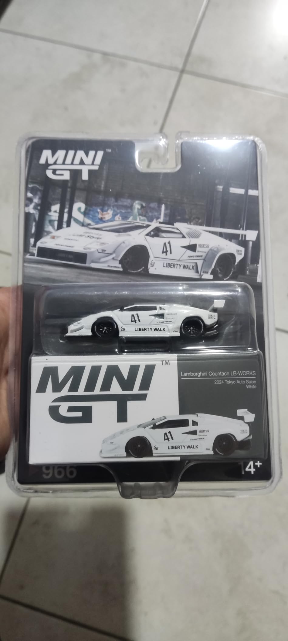 Diecast Model Car Compatible with Mini GT 1:64 Lamborghini Countach LB-Works Red Limited Edition MGT01100 customer photo 1