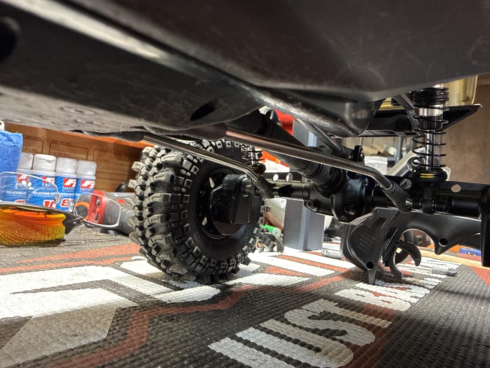 RC Upgrades Part for 1/10 Axial SCX10 III RC Crawler Car, Aluminum Front Rear Portal Axles, Brass Front Inner Portal Covers Steering Knuckles/Axle Diff Cover/Portal Covers Weights, Black customer photo 1