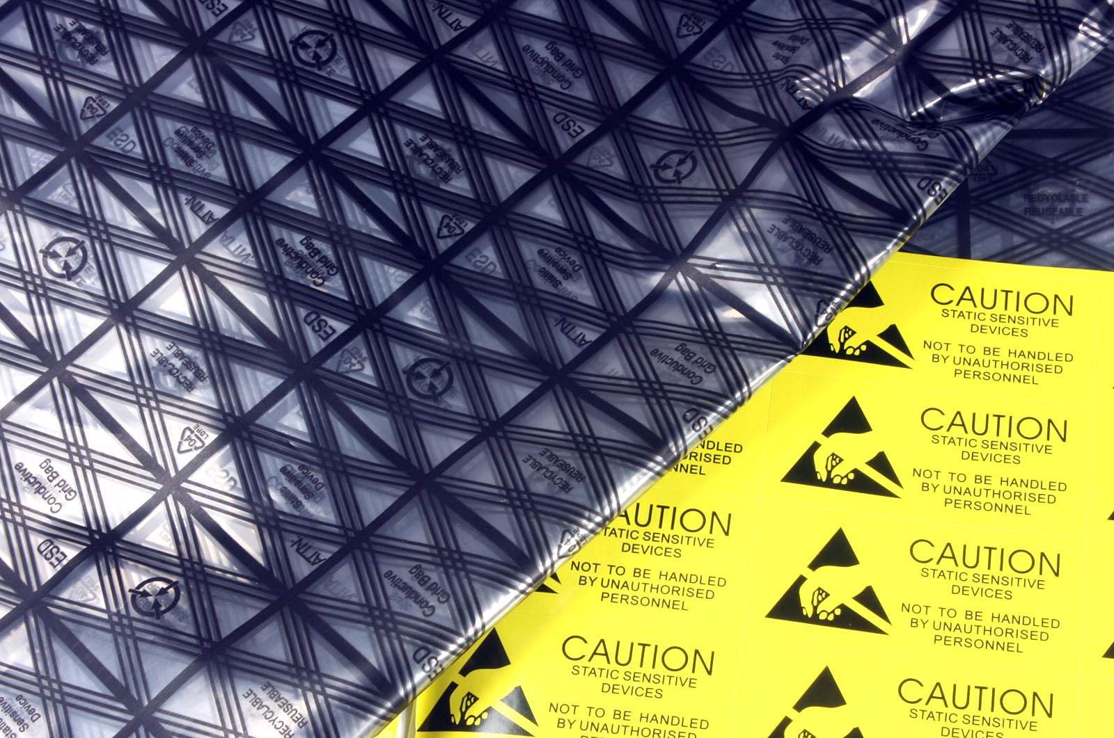 20 Pcs Large Anti Static ESD Bags with Anti-static Labels 16 x 24 Inch/ 40 x 60 cm Shielding Antistatic Bags for Motherboard Video Card LCD Screen GPU Hard Drive Electronic Device Open Top customer photo 1