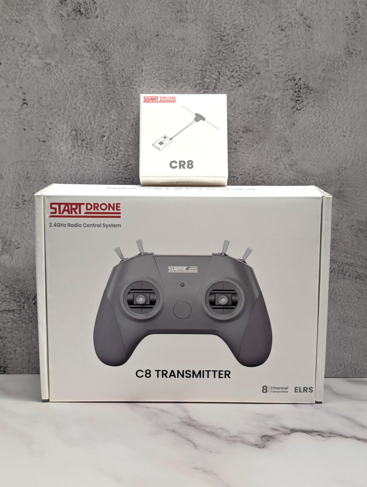 C8 ELRS V3 RC Radio Transmitter with Nano Receiver CR8 for FPV Drones/Tiny Whoop/Fixed Wing,FPV Drone Simulator Controller for Beginner,Mode 2 (C8 ELRS Controller & Receiver) customer photo 1