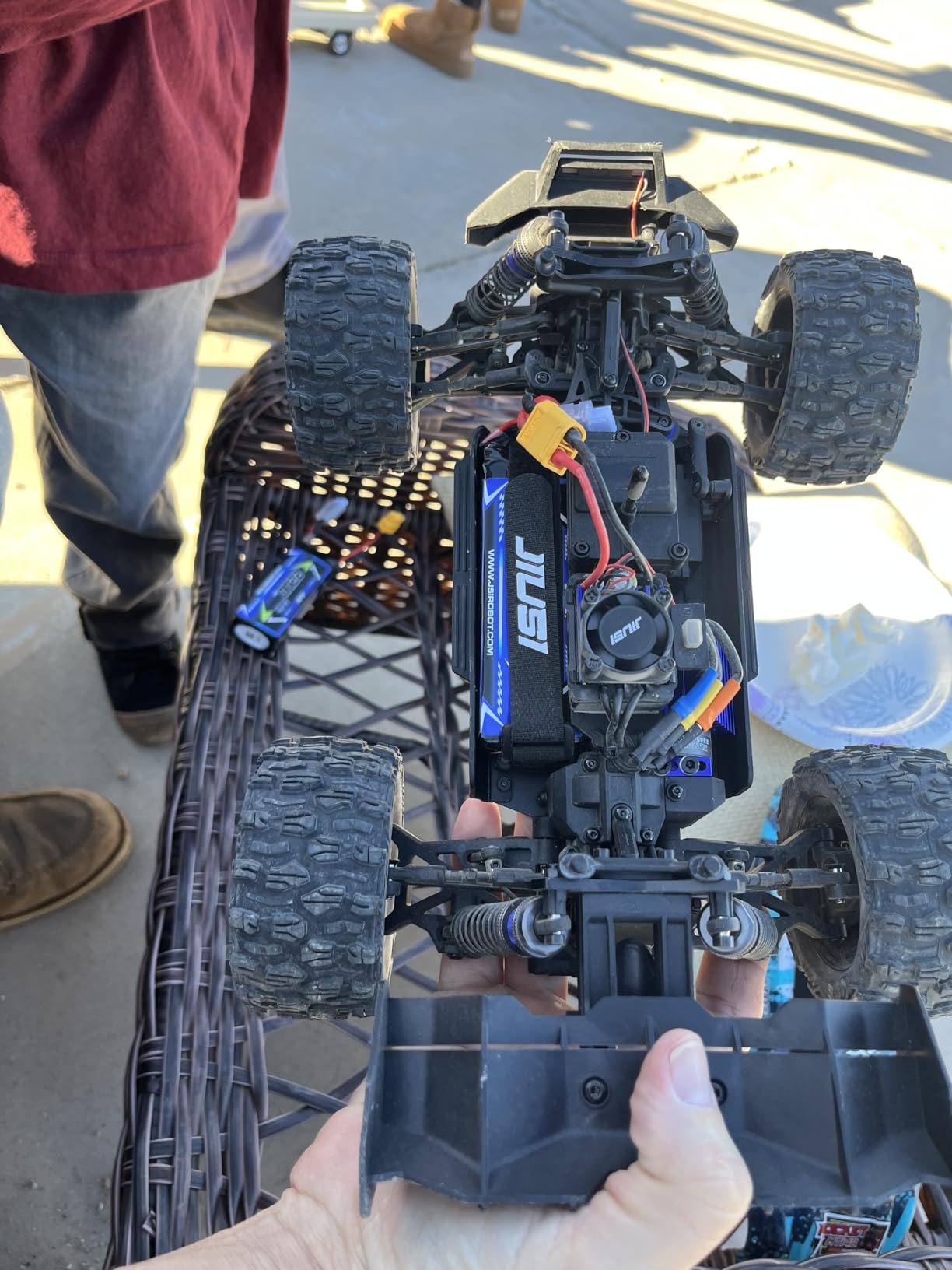1/14 Scale Fast Brushless RC Truck,Max 50 MPH High-Speed 4X4 Off-Road Vehicle,Waterproof All-Terrain Remote Control Truggy with 3S LiPo Battery - Includes 4 Spare Parts Kits customer photo 2