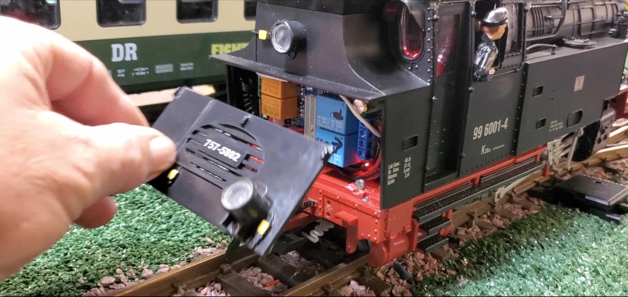 PWM DC Motor Speed Remote Control Switch Forward and Reverse, DC 9V 12V 24V 36V 48V 7Amp for Train Model Railway customer photo 2
