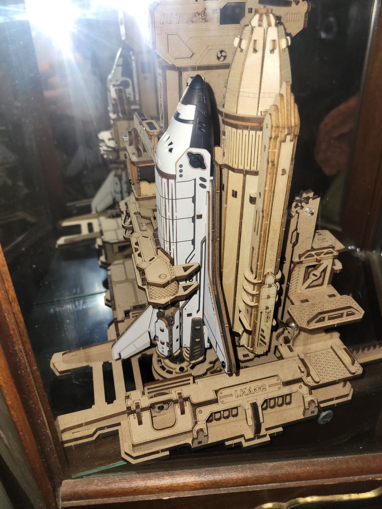 ROKR 3D Puzzles Space Shuttle Model - Dynamic Launch Base with Motorized Lift, LED Light Effects, 1:420 Scale Collectible Building Kit customer photo 1