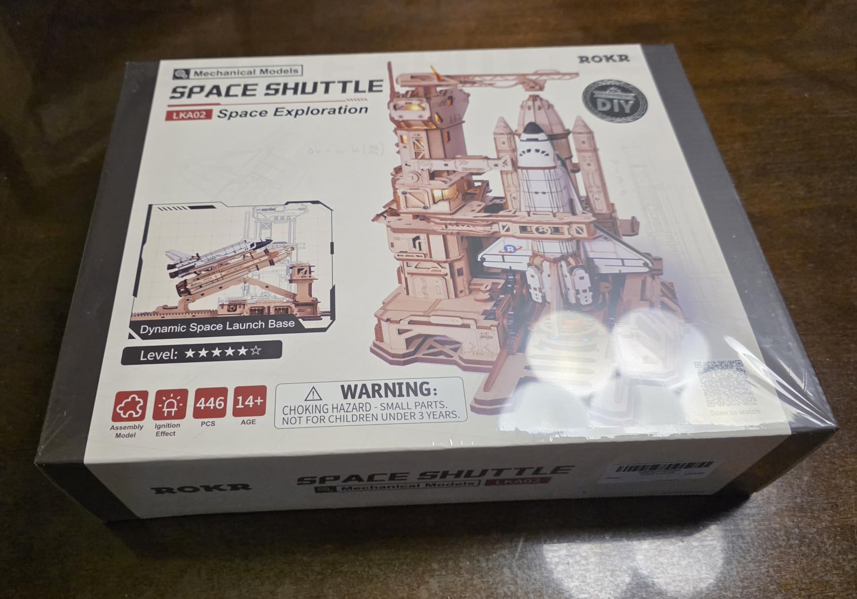 ROKR 3D Puzzles Space Shuttle Model - Dynamic Launch Base with Motorized Lift, LED Light Effects, 1:420 Scale Collectible Building Kit customer photo 2