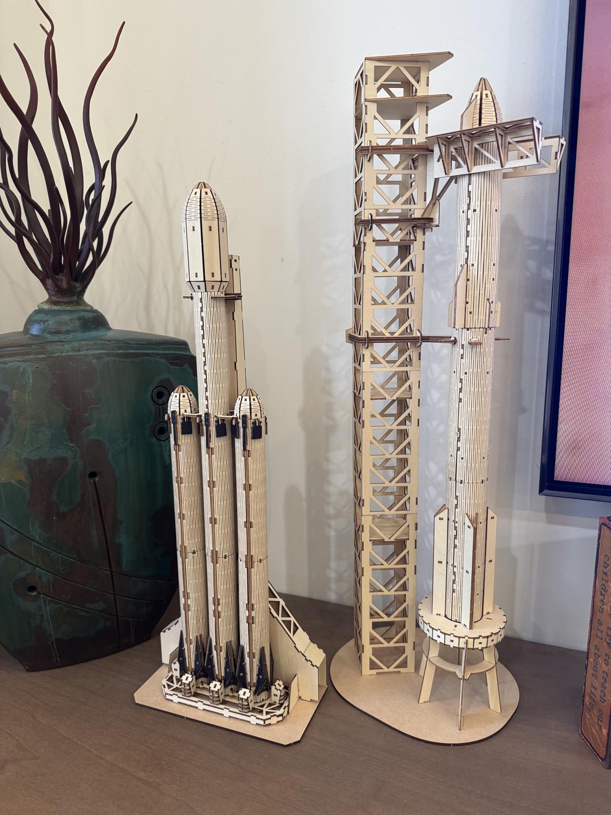 3D Wooden Puzzles for Adults - SpaceX Starship Super Heavy Booster, DIY Rocket Model Kit & STEM Educational Toy customer photo 2