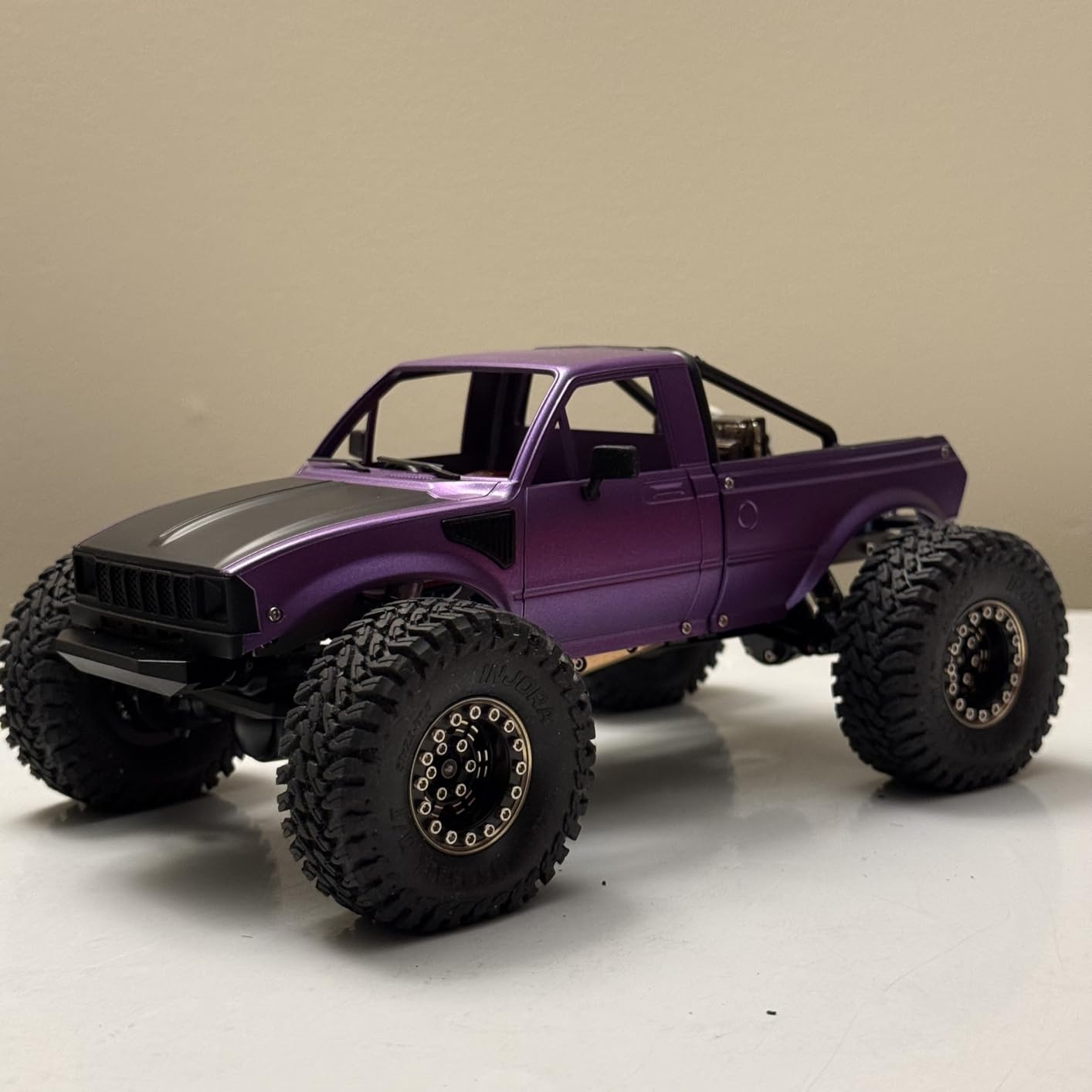 GOUPRC 30A Brushless Mini ESC & 2204 2400KV Brushless Outrunner Motor with Transmission Combo Kit for SCX24 Axial 1/24 RC Crawler Car Truck Blue Red customer photo 2