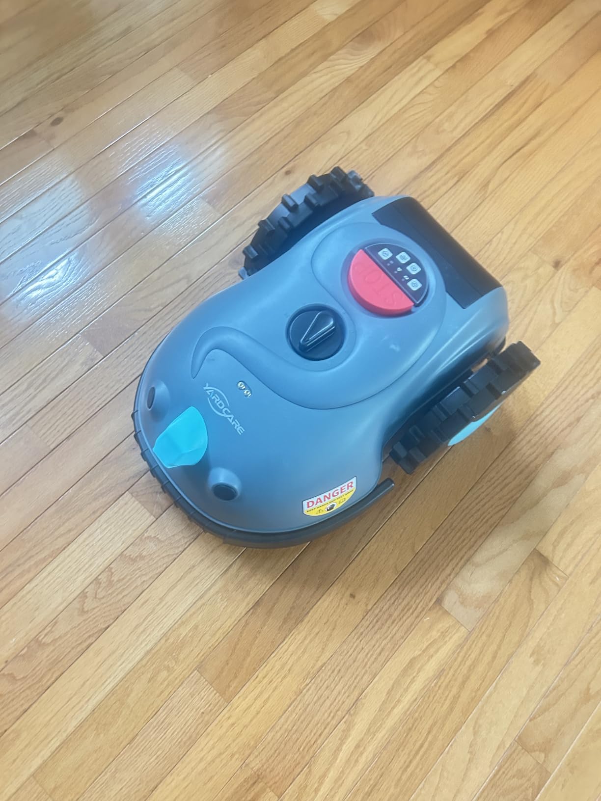 YARDCARE V100 Robot Lawn Mower with HD Vision Navigation, Smart Obstacle Detection, Collision Sensors, Adjustable Cutting Height, Low-Noise Operation-Perfect for Small Lawns up to 1,600 sq ft. customer photo 2