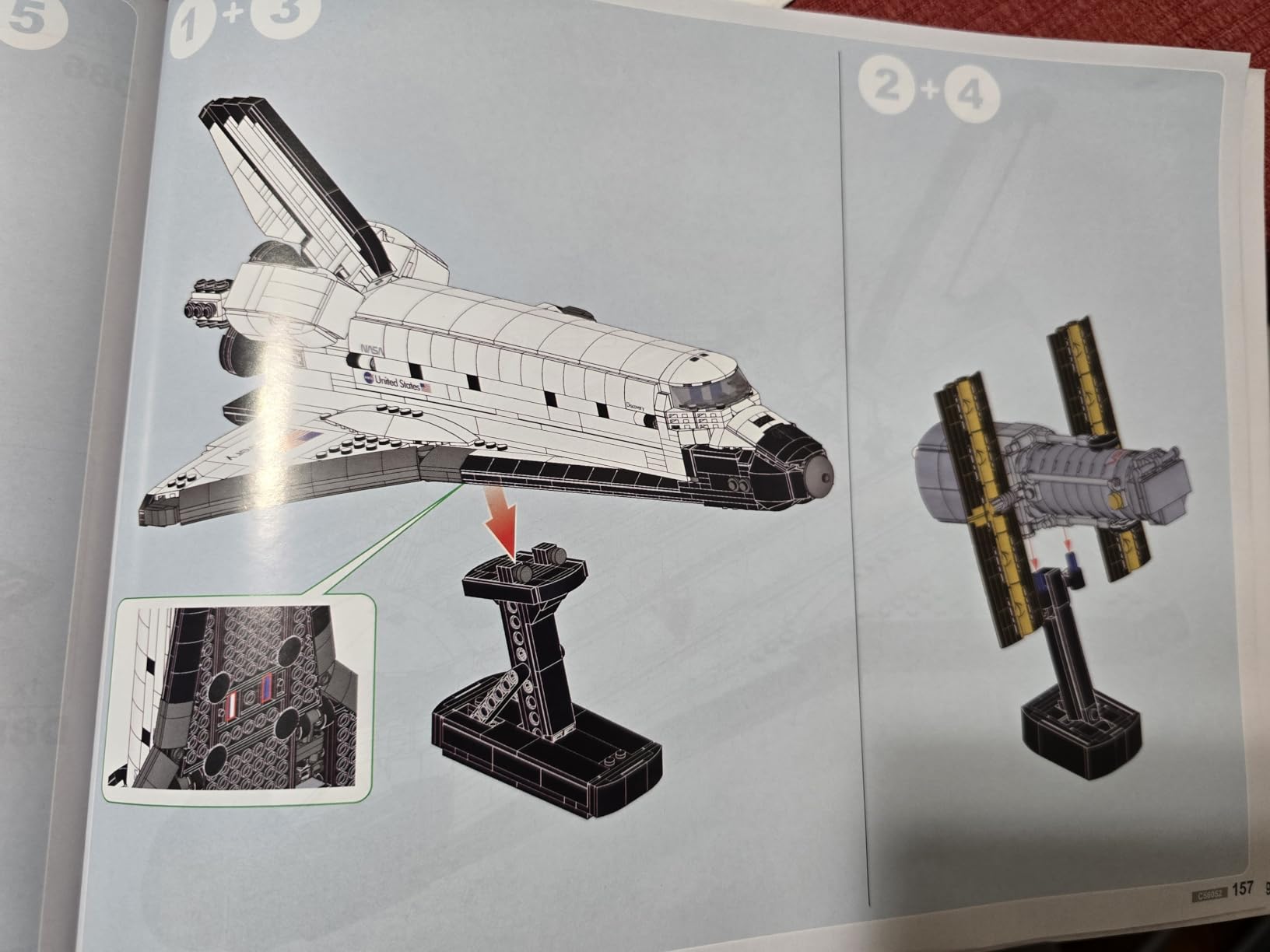 NASA Space Shuttle Discovery Model 1:85 Scale Official Licensed Building Set with Hubble Telescope C56052W customer photo 2