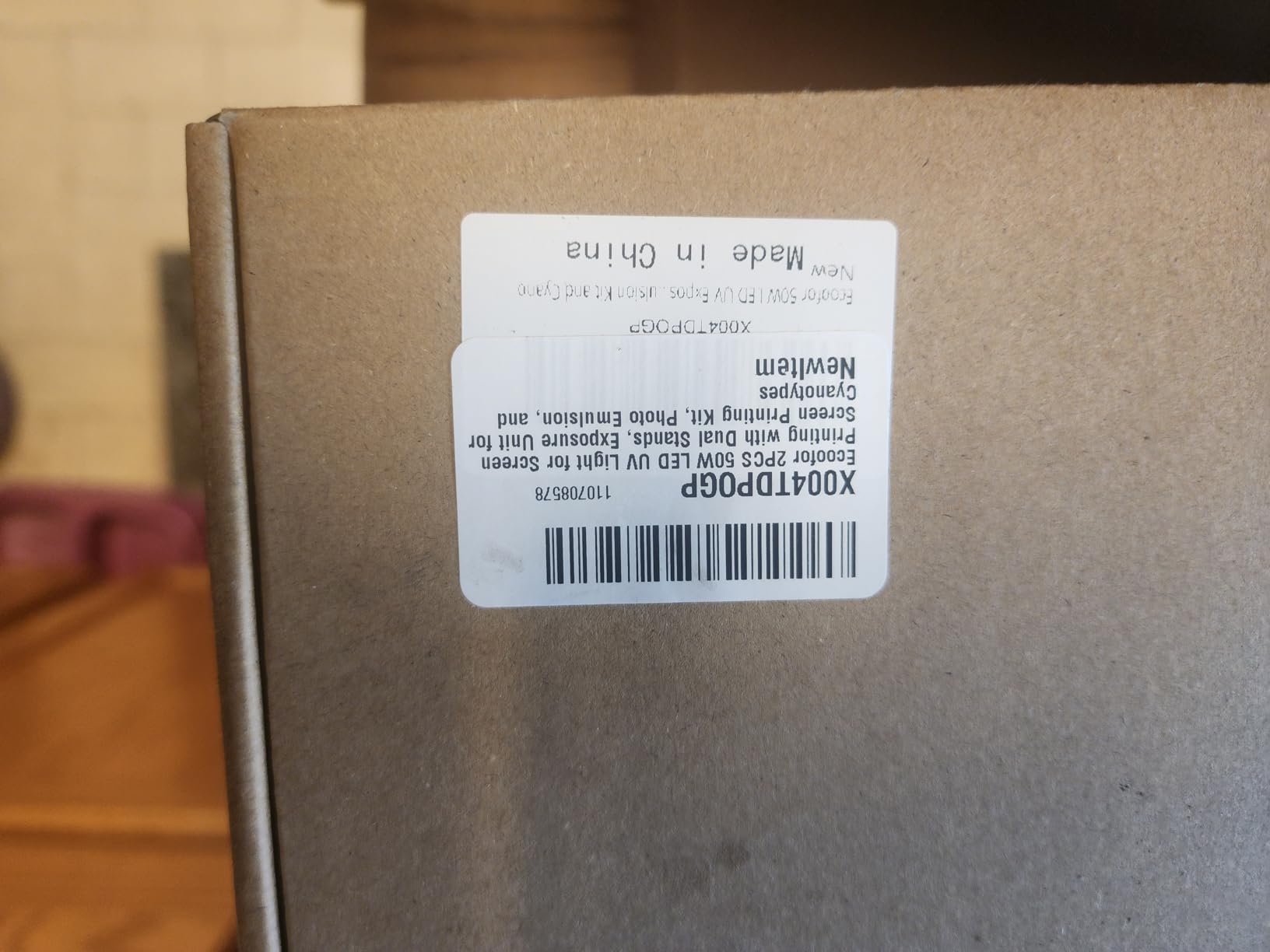 Ecoofor 2 Pcs 50 W LED UV Light for Screen Printing with Dual Stands, Exposure Unit for Screen Printing Kit, Photo Emulsion, and Cyanotypes customer photo 1