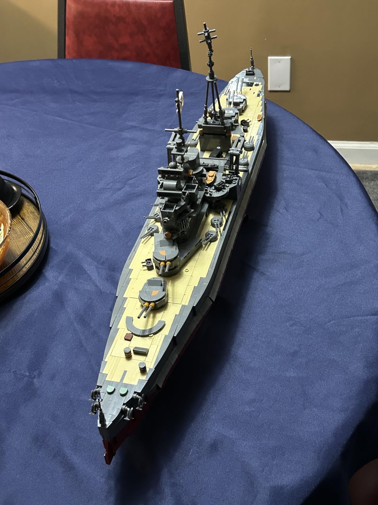 Military Series World War II Battleship Building Kit, 2228 Pieces USS Missouri Compatible with Lego Military Army Set for Adults WW2, Toy Gift Boat Building Block for Teens Age 14+ Model Home Decor customer photo 2