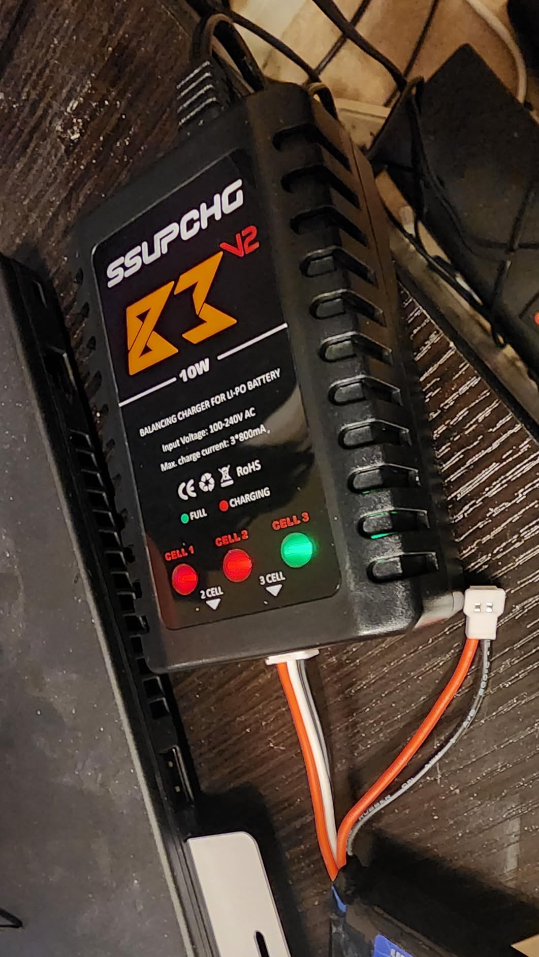 Battery Charger for 2S 3S LiPo Battery, Balance Charger for XHR Plug Battery, Lipo Chargers for RC Toy & Model, RC Battery Chargers with Smart Chip customer photo 1