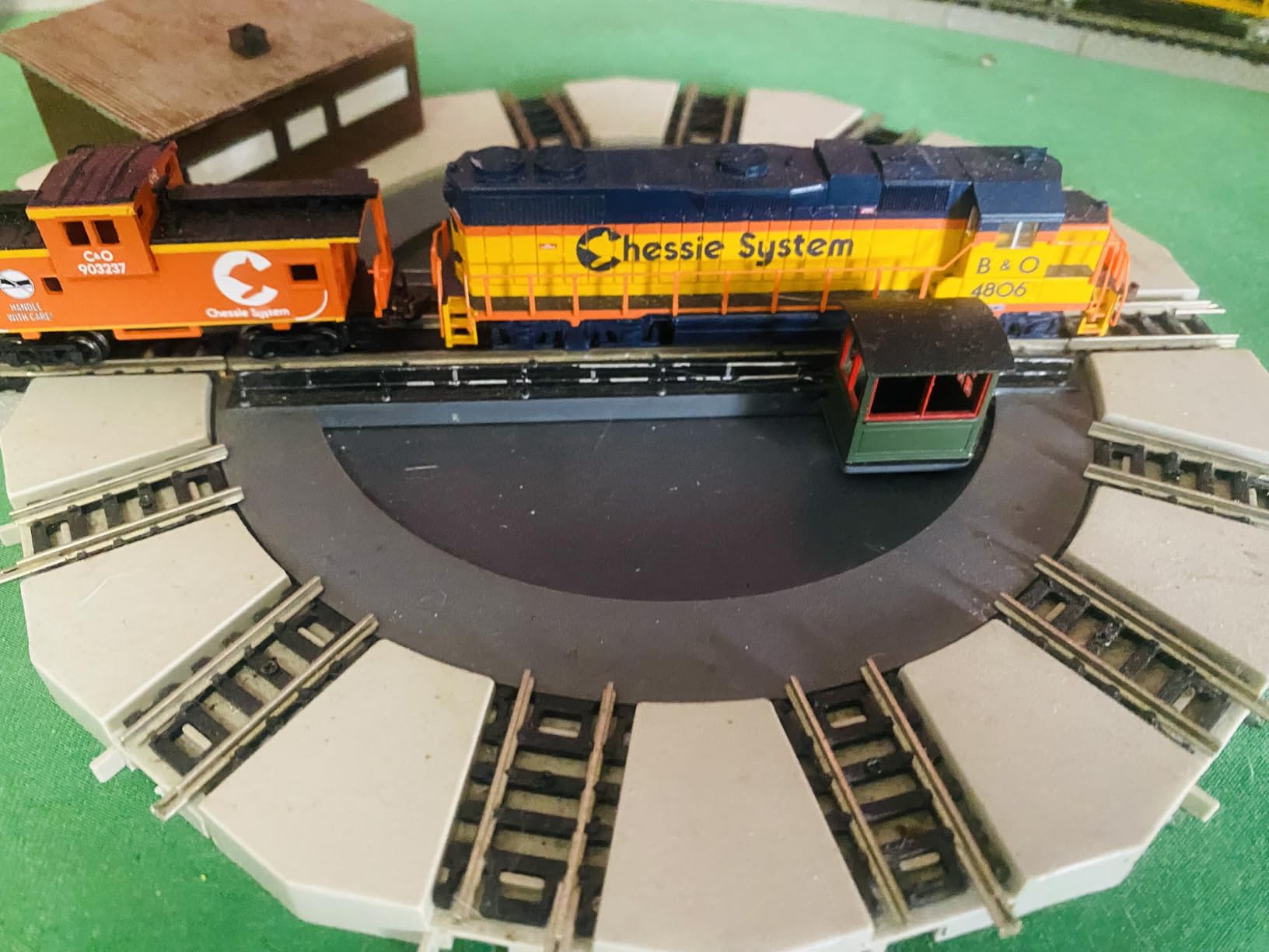 Bachmann Trains - GP38-2 DCC Ready Diesel Locomotive - Chessie System #4806 with Dynamic Brakes - N Scale customer photo 1