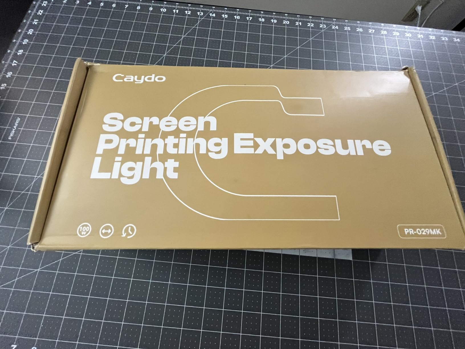 Caydo 100W LED Exposure Unit for Screen Printing, UV Screen Printing Light with Adjustable Stand and Timing Device for Screen Printing, Resin Curing and Cyanotypes customer photo 2